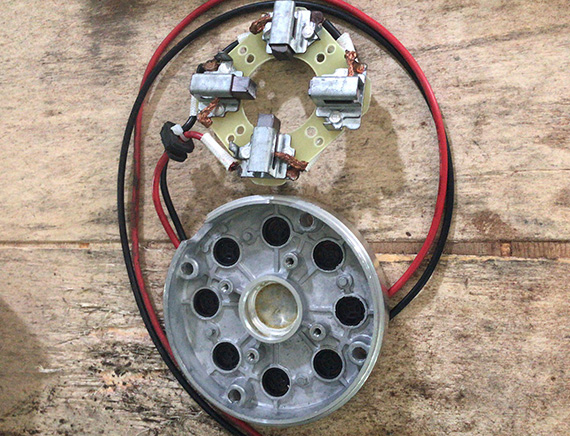 碳刷架线长80cm及有刷后盖